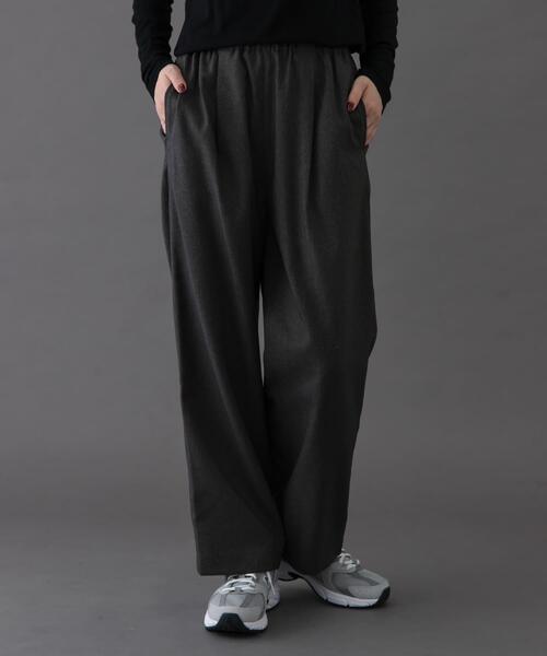 FORK&SPOON（フォークアンドスプーン）の「FORK&SPOON　ラナテックイージーパンツ（その他パンツ・レディース・ブルー系その他/グレー系その他/チャコールグレー・2/1）」の2枚目の写真