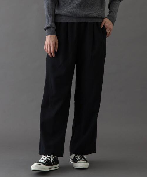 FORK&SPOON（フォークアンドスプーン）の「FORK&SPOON　ラナテックイージーパンツ（その他パンツ・レディース・ブルー系その他/グレー系その他/チャコールグレー・2/1）」の8枚目の写真