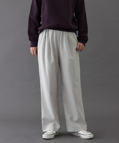 FORK&SPOON（フォークアンドスプーン）の「FORK&SPOON　ラナテックイージーパンツ（その他パンツ・レディース・ブルー系その他/グレー系その他/チャコールグレー・2/1）」の17枚目の写真