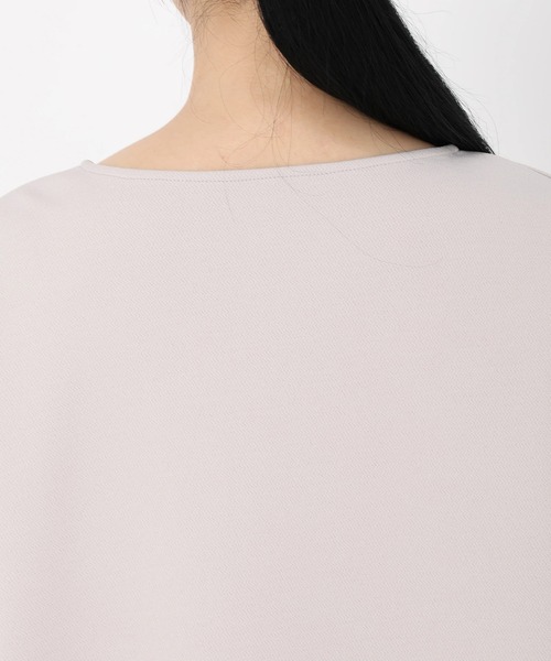 STRAWBERRY-FIELDS（ストロベリーフィールズ）の「サンディーカットJZ_（パンツドレス・レディース・ブラック/オフホワイト/グレイッシュベージュ・2）」の11枚目の写真