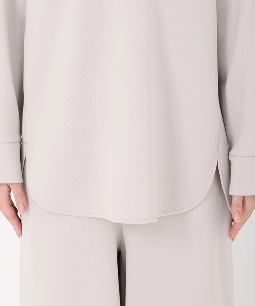 STRAWBERRY-FIELDS（ストロベリーフィールズ）の「サンディーカットJZ_（パンツドレス・レディース・ブラック/オフホワイト/グレイッシュベージュ・2）」の13枚目の写真