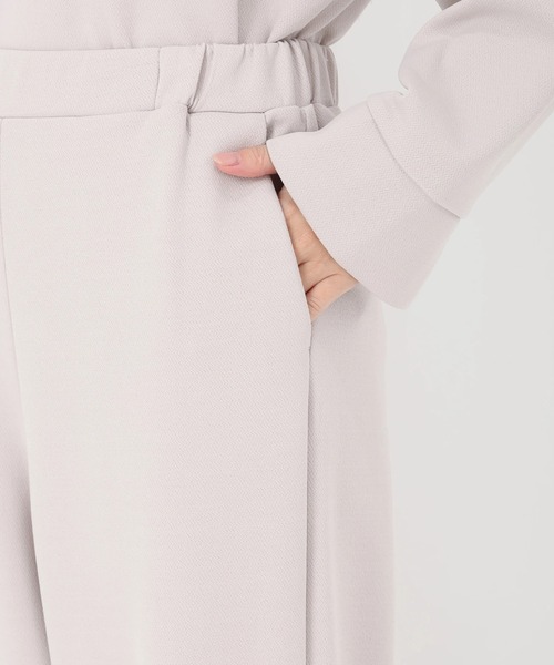 STRAWBERRY-FIELDS（ストロベリーフィールズ）の「サンディーカットJZ_（パンツドレス・レディース・ブラック/オフホワイト/グレイッシュベージュ・2）」の16枚目の写真