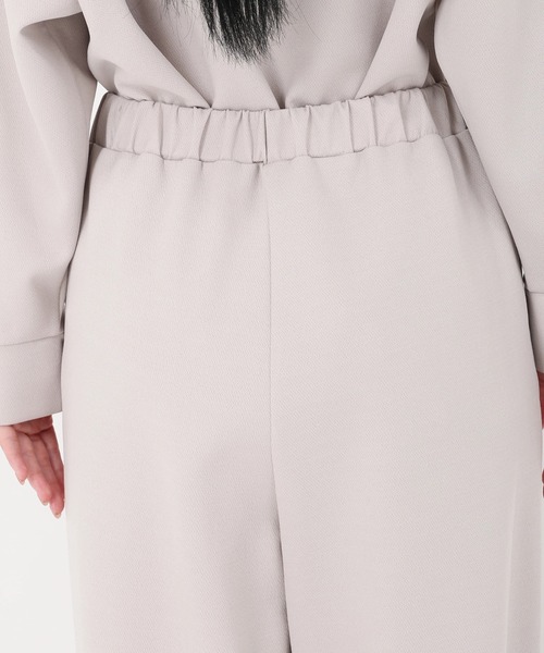 STRAWBERRY-FIELDS（ストロベリーフィールズ）の「サンディーカットJZ_（パンツドレス・レディース・ブラック/オフホワイト/グレイッシュベージュ・2）」の15枚目の写真