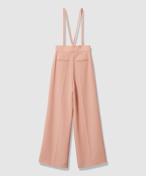 LOULOU WILLOUGHBY（ルルウィルビー）の「【LOULOU WILLOUGHBY】ダブルクロスハイウエストサロペットパンツ（その他パンツ・レディース・ブラック/オフホワイト/ピンク・1/2）」の19枚目の写真