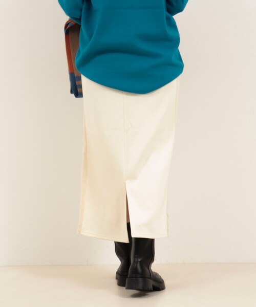 fredy couleur（フレディクルール）の「シアーベロアサイドライン切替タイトスカート（スカート・レディース・ブラウン/ブラック/アイボリー・38）」の16枚目の写真