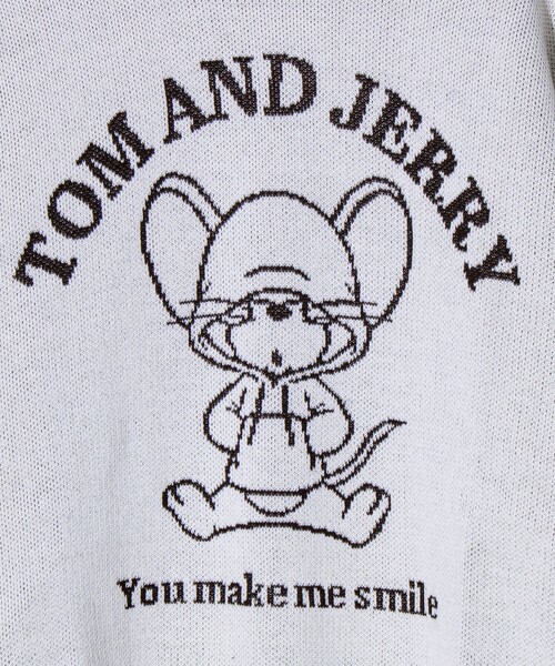 GLOSTER（グロスター）の「【MICKEY&JERRY】UNISEX ジャガードニット（ニット/セーター・メンズ・ブルー系その他6/グレイッシュベージュ/オフホワイト/ブルー系その他7・M/L/XL）」の14枚目の写真