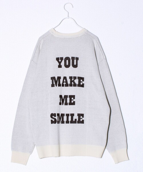 GLOSTER（グロスター）の「【MICKEY&JERRY】UNISEX ジャガードニット（ニット/セーター・メンズ・ブルー系その他6/グレイッシュベージュ/オフホワイト/ブルー系その他7・M/L/XL）」の15枚目の写真