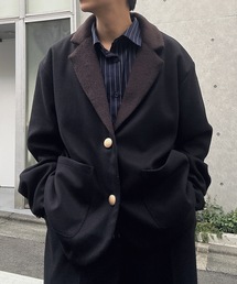 MandO（Auntie Rosa）（エムオー）の「シャギー切替テーラードジャケット/セットアップ着用可（テーラードジャケット）」