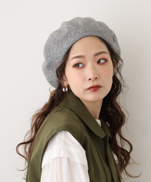 Fabulous（ファビュラス）の「ラメウールベレー（ハンチング/ベレー帽・メンズ・ホワイト/レッド/ピンク/ネイビー/ベージュ/パープル/オレンジ/グレー/ブラック・FREE）」の16枚目の写真