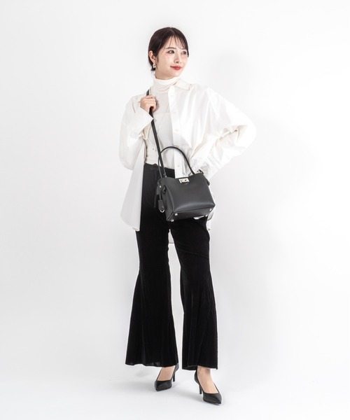 FABIO RUSCONI(ファビオルスコーニ)の「【FABIO RUSCONI】ポインテッドトゥ レザー パンプス 本革(パンプス・レディース・ブラック/モカ・36/37/38/39)」の9枚目の写真