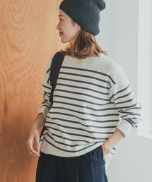 URBAN RESEARCH DOORS（アーバンリサーチドアーズ）の「パネルボーダーKNIT（ニット/セーター・レディース）」
