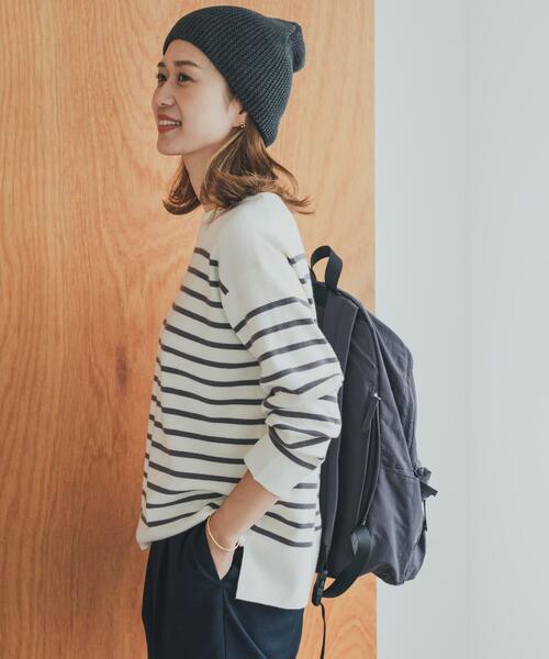 URBAN RESEARCH DOORS（アーバンリサーチドアーズ）の「パネルボーダーKNIT（ニット/セーター・レディース・レッド系その他/ブルー系その他/グレー系その他・MEDIUM）」の6枚目の写真