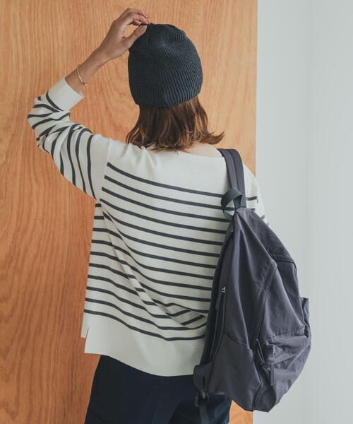 URBAN RESEARCH DOORS（アーバンリサーチドアーズ）の「パネルボーダーKNIT（ニット/セーター・レディース・レッド系その他/ブルー系その他/グレー系その他・MEDIUM）」の7枚目の写真