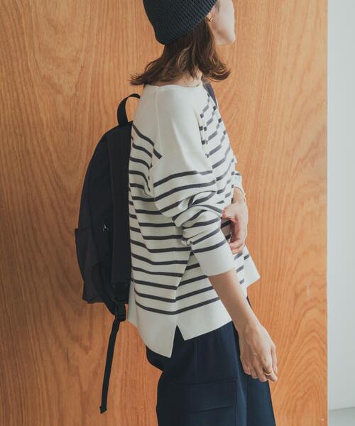 URBAN RESEARCH DOORS（アーバンリサーチドアーズ）の「パネルボーダーKNIT（ニット/セーター・レディース・レッド系その他/ブルー系その他/グレー系その他・MEDIUM）」の8枚目の写真