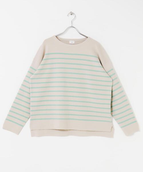 URBAN RESEARCH DOORS（アーバンリサーチドアーズ）の「パネルボーダーKNIT（ニット/セーター・レディース・レッド系その他/ブルー系その他/グレー系その他・MEDIUM）」の13枚目の写真