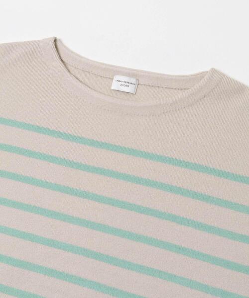 URBAN RESEARCH DOORS（アーバンリサーチドアーズ）の「パネルボーダーKNIT（ニット/セーター・レディース・レッド系その他/ブルー系その他/グレー系その他・MEDIUM）」の14枚目の写真