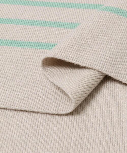 URBAN RESEARCH DOORS（アーバンリサーチドアーズ）の「パネルボーダーKNIT（ニット/セーター・レディース・レッド系その他/ブルー系その他/グレー系その他・MEDIUM）」の9枚目の写真