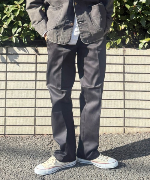 Dickies(ディッキーズ)の「Dickies/ディッキーズ テーパードイージーワークパンツ/スラックスパンツ(その他パンツ・メンズ・カーキ/オリーブ/ブラック/チャコールグレー・SMALL/MEDIUM/LARGE/X-LARGE)」の2枚目の写真