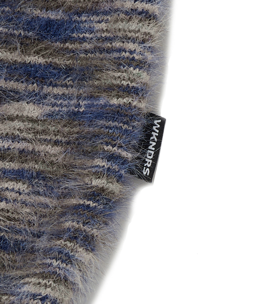 WKNDRS（ウィーキャンドース）の「MULTI STRIPED HAIRY ZIPUP (NAVY)（パーカー・レディース・その他・X-LARGE/MEDIUM/LARGE）」の5枚目の写真