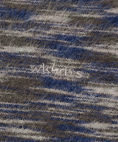WKNDRS（ウィーキャンドース）の「MULTI STRIPED HAIRY ZIPUP (NAVY)（パーカー・レディース・その他・X-LARGE/MEDIUM/LARGE）」の6枚目の写真