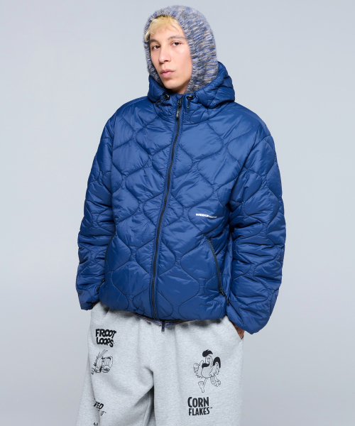 WKNDRS（ウィーキャンドース）の「MULTI STRIPED HAIRY ZIPUP (NAVY)（パーカー・レディース・その他・X-LARGE/MEDIUM/LARGE）」の7枚目の写真