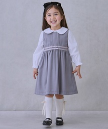 petit main | 【セミフォーマル】ウエストリボンジャンパースカート(ジャンパースカート)