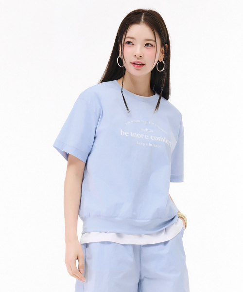 CHASECULT(チェイスカルト)の「レディース ストレッチ 半袖Tシャツ - スカイブルー(Tシャツ/カットソー・レディース・ブルー・85/90)」の3枚目の写真