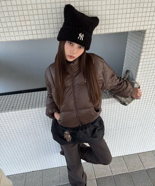 Miseki SEOUL（ミセキソウル）の「コットンシャーリングブーツカットパンツ ブラウン（その他パンツ・レディース・その他・1/2）」の3枚目の写真