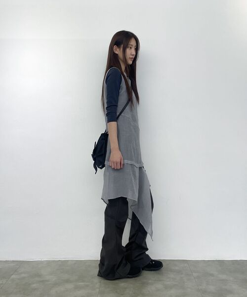 Miseki SEOUL（ミセキソウル）の「コットンシャーリングブーツカットパンツ ブラウン（その他パンツ・レディース・その他・1/2）」の7枚目の写真