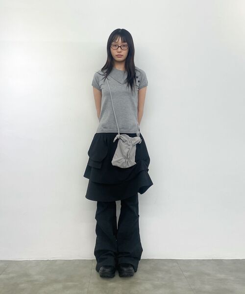 Miseki SEOUL（ミセキソウル）の「コットンシャーリングブーツカットパンツ ブラウン（その他パンツ・レディース・その他・1/2）」の8枚目の写真