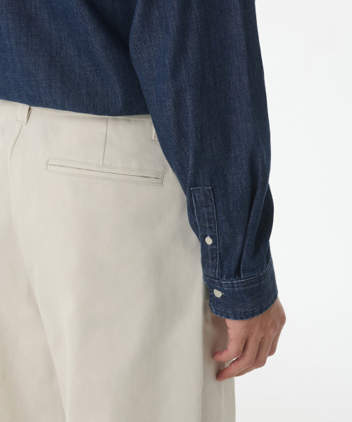 MUSINSA STANDARD（ムシンサスタンダード）の「ソリッドCPワイドチノパンツ[ダスティクリーム]（その他パンツ・メンズ・その他・40/38/42/36/34/32/30/31/33/26/27/28/29）」の7枚目の写真