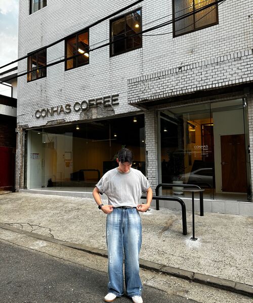 MUSINSA STANDARD（ムシンサスタンダード）の「ピグメントリラックスクルーネックTシャツ[グレー]（Tシャツ/カットソー・メンズ・その他・SMALL/XXX-LARGE/X-LARGE）」の7枚目の写真
