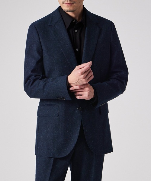 シルクカラーネップツィード 2ボタンジャケット / 253110 2169UN