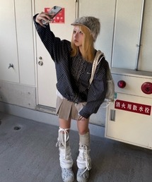 XU（エックスユー）の「【Never mind the XU】fur cap / 【ネバーマインド ザ エックスユー】ファーキャップ（キャップ）」