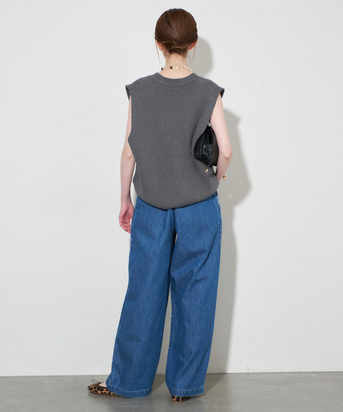 追加》パールニットベスト（ベスト）｜SLOBE IENA（スローブイエナ）の