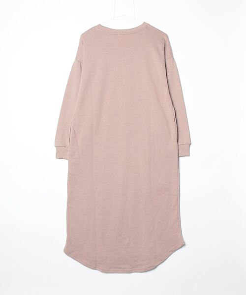 FUNALIVE（ファンアライブ）の「NARNAD 長袖 マキシ丈ワンピース（ワンピース・レディース・ブラック/ベージュ/杢グレー・M/3L/L/LL）」の4枚目の写真