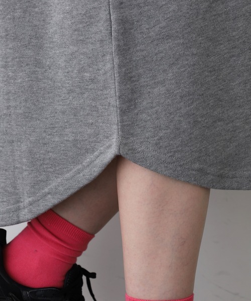 FUNALIVE（ファンアライブ）の「NARNAD 長袖 マキシ丈ワンピース（ワンピース・レディース・ブラック/ベージュ/杢グレー・M/3L/L/LL）」の8枚目の写真