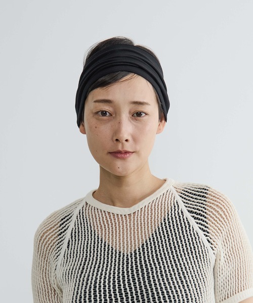 La Maison de Lyllis（メゾンドリリス）の「【La Maison de Lyllis】FRAI HEADBAND フライヘッドバンド ヘアバンド 2261014（ヘアバンド・レディース・ブラック/ブラウン/グレー・FREE）」の4枚目の写真