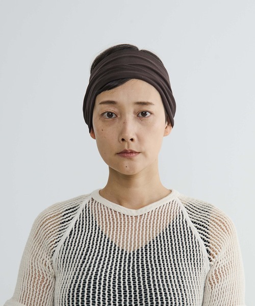 La Maison de Lyllis（メゾンドリリス）の「【La Maison de Lyllis】FRAI HEADBAND フライヘッドバンド ヘアバンド 2261014（ヘアバンド・レディース・ブラック/ブラウン/グレー・FREE）」の12枚目の写真