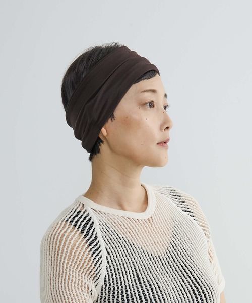 La Maison de Lyllis（メゾンドリリス）の「【La Maison de Lyllis】FRAI HEADBAND フライヘッドバンド ヘアバンド 2261014（ヘアバンド・レディース・ブラック/ブラウン/グレー・FREE）」の13枚目の写真