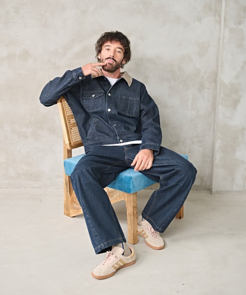 Kelen(ケレン)の「「KELEN MENS / ケレン メンズ」DOLMAN SLEEVE DENIM(デニムジャケット・メンズ・インディゴブルー/ワンウォッシュ・38/42/40)」の3枚目の写真