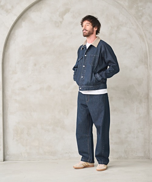 Kelen(ケレン)の「「KELEN MENS / ケレン メンズ」DOLMAN SLEEVE DENIM(デニムジャケット・メンズ・インディゴブルー/ワンウォッシュ・38/42/40)」の6枚目の写真