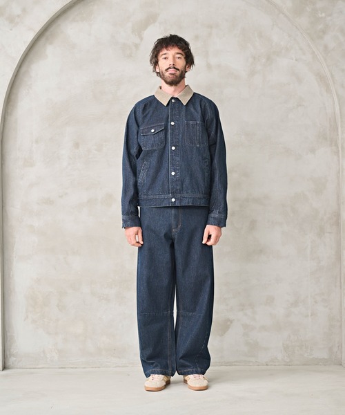 Kelen(ケレン)の「「KELEN MENS / ケレン メンズ」DOLMAN SLEEVE DENIM(デニムジャケット・メンズ・インディゴブルー/ワンウォッシュ・38/42/40)」の12枚目の写真