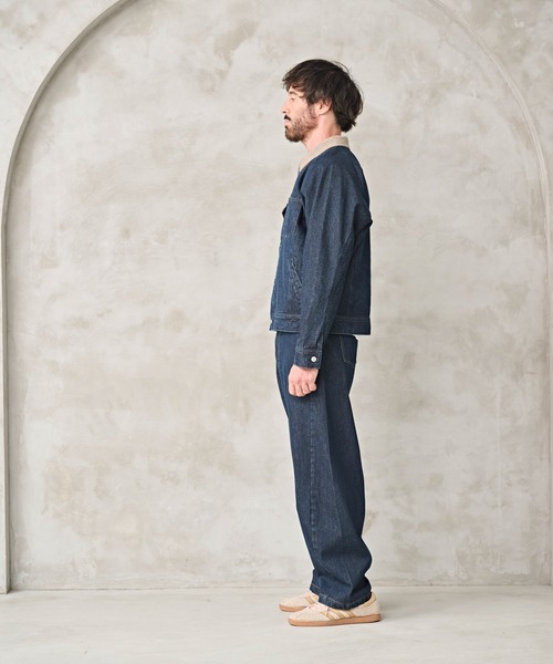 Kelen(ケレン)の「「KELEN MENS / ケレン メンズ」DOLMAN SLEEVE DENIM(デニムジャケット・メンズ・インディゴブルー/ワンウォッシュ・38/42/40)」の13枚目の写真