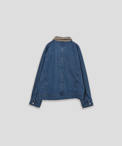 Kelen(ケレン)の「「KELEN MENS / ケレン メンズ」DOLMAN SLEEVE DENIM(デニムジャケット・メンズ・インディゴブルー/ワンウォッシュ・38/42/40)」の21枚目の写真