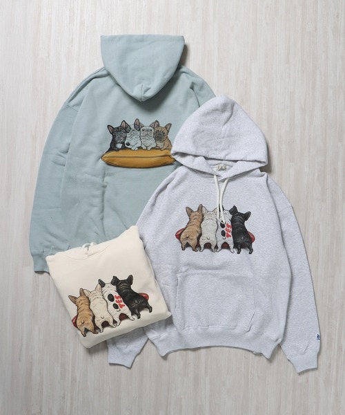 The Endless Summer（エンドレスサマー）の「TES 4BUHI SURFER SWEAT PARKA / スウェットパーカー（パーカー・メンズ・グレー/アイボリー/サックスブルー・SMALL/MEDIUM/LARGE/X-LARGE）」の4枚目の写真