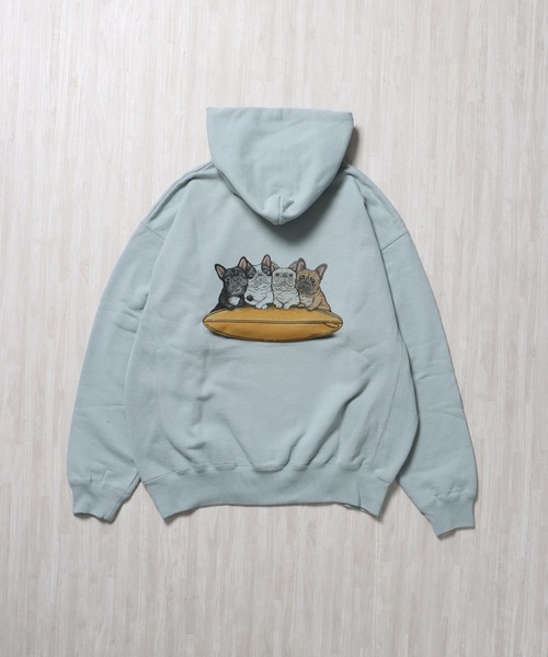 The Endless Summer（エンドレスサマー）の「TES 4BUHI SURFER SWEAT PARKA / スウェットパーカー（パーカー・メンズ・グレー/アイボリー/サックスブルー・SMALL/MEDIUM/LARGE/X-LARGE）」の7枚目の写真