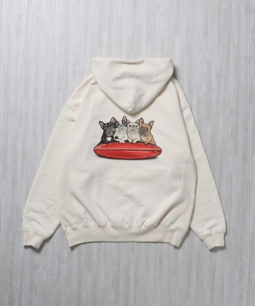 The Endless Summer（エンドレスサマー）の「TES 4BUHI SURFER SWEAT PARKA / スウェットパーカー（パーカー・メンズ・グレー/アイボリー/サックスブルー・SMALL/MEDIUM/LARGE/X-LARGE）」の13枚目の写真