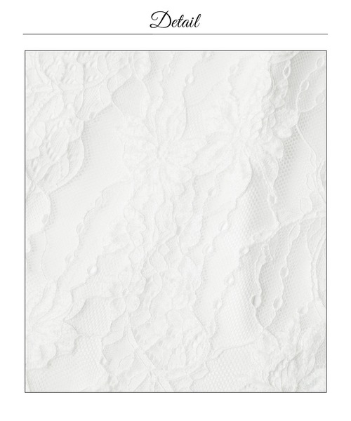 darial(ダリアル)の「ネックチェーンアメスリレース谷間ホールタイトミニ丈キャバドレス(ドレス・レディース・ホワイト・M/S/L)」の14枚目の写真