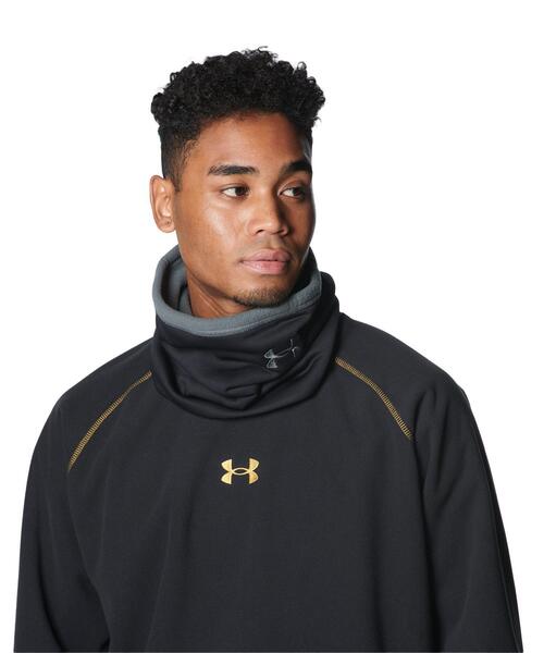 UNDER ARMOUR（アンダーアーマー）の「UAネックウォーマー（ベースボール/メンズ）（ネックウォーマー/スヌード・メンズ・ブラック・ONESIZE）」の3枚目の写真